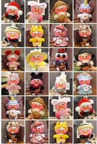 Resim Hepsilazım Duck Peluş Gözlük Ve Çanta Oyuncak Joon Vhosel Sen 30cm Yumuşak Kawaii Ördek Bebek 