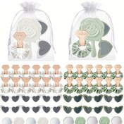 Resim 4/12/20 adet/set, Gül Çiçeği Ayna Hediye Paketi Seti, Kalp Şekilli Moda Gözlükler, Gül Çiçeği Desenli Taşınabilir El Aynası, Saten Scrunchie Organza Çanta ile, Düğün Hediye Seti, Damat ve Damat Hediyesi, Duş Partisi Hediye Seti, Açık Hava Düğün Hediye Seti, Plaj Partisi Hediye Seti, Havuz Partisi Hediye Seti, Düğün Partisi Hediyesi, Düğün Süsleri, Yeni Yıl Hediye Seti 
