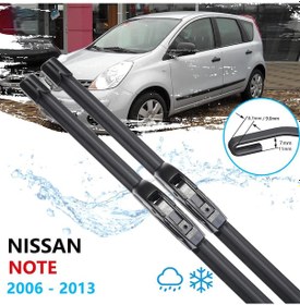 Resim Nissan Note Ön Cam Muz Silecek Takımı 2006-2013 