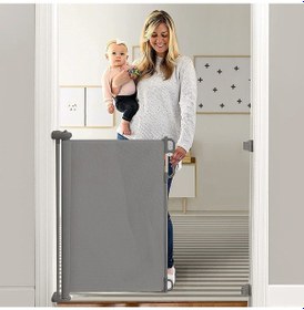 Resim Momcozy Genişletilebilir Bebek Güvenlik Kapısı 0 140 Cm, Tek Elle Açılır, Iç Ve Dış Mekan Uyumlu 