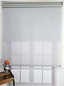 Resim Bbb Çift Mekanizmalı Tül Ve Stor Perde Tsy1002 Gri 