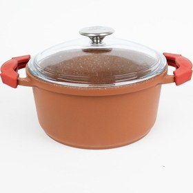 Resim Masterchef Aluminyum Döküm Derin Tencere 20 Cm Turuncu 