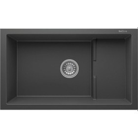 Resim Real Stone P017 Patara Antrasit Granit Mutfak Eviyesi 77x46 Antrasit 