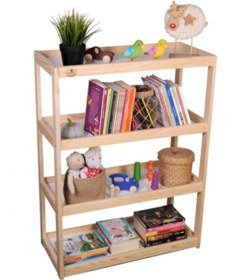 Resim Ahşap Montessori Çok Amaçlı Dolap 