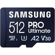 Resim Samsung 512GB Pro Ultımate MB-MY512SA/WW Mıcro-Sd Hafıza Kartı 
