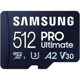 Resim Samsung 512GB Pro Ultımate MB-MY512SA/WW Mıcro-Sd Hafıza Kartı 
