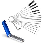 Resim Jet Temizleme Fırçaları, Karbonhidrat Karbüratör Temizleyicileri 15 Adet Naylon Fırçalar Ve Temizleme İğneleri + Temizleme 