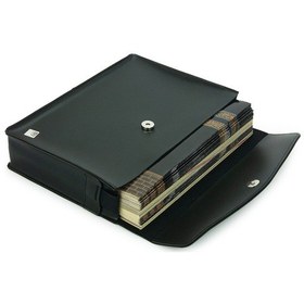 Resim 30 Cüz Suni Deri Çantalı Rahle Boy Kuranı Kerim - Siyah 