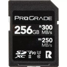 Resim ProGrade 256GB SDXC UHS-II V90 Memory Card (300MB/S) 