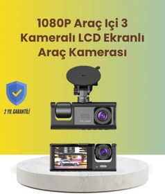 Resim shopwave TA-01 2.0 İnç Ekranlı 3 Kanallı Araç Kamerası 