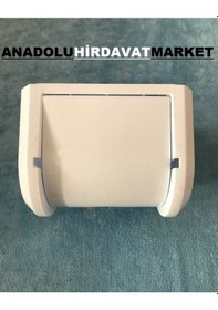 Resim Lüxwares Wc Kağıtlık Kapaklı Plastik Wc Kağıtlığı 