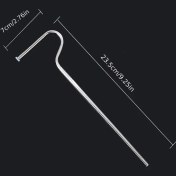 Resim 1 adet Paslanmaz Çelik Pipet, Dudak Kırışıklığına Karşı Pipetler, Kırışıklık Önleyici Pipetler, Dudak Kırışıklığına Karşı Pipet, İçme Pipetleri, 2.76*9.75 İnç/7*23.5cm 