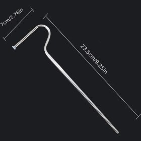 Resim 1 adet Paslanmaz Çelik Pipet, Dudak Kırışıklığına Karşı Pipetler, Kırışıklık Önleyici Pipetler, Dudak Kırışıklığına Karşı Pipet, İçme Pipetleri, 2.76*9.75 İnç/7*23.5cm 