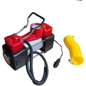 Resim Çift Silindirli Çakmaklık Girişli 150 Psı Profesyonel Hava Kompresörü 