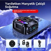 Resim Profesyonel Çift Çekirdekli Telefon Soğutucu - Yarı İletken Buzlanmalı Manyetik Soğutma Kılıfı, Oyun & Canlı Yayın İçin Yüksek Performans 5 