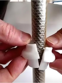 Resim Tosonline Doğalgaz ocak flex hortumu Rozeti mermer üstü delik tapa yüzük 