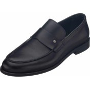 Resim Costo Shoes KD0695 Siyah Analin Neolit Taban Üst Kalite Deri Büyük Numara Erkek Ayakkabı 