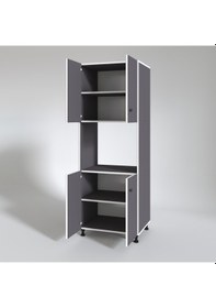 Resim Kenzlife fırın dolabı cahide gri 180*65*50 mutfak XLARGE ayaklı banyo kiler ofis 