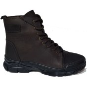 Resim Voyager 6021 Erkek Nubuk Hakiki/gerçek Deri Rahat Günlük Bot Kahve Kahverengi 