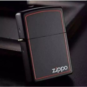 Resim Zippo Çakmak 218Zb Classic Black And Red Lighter Kırmızı ve Siyah 