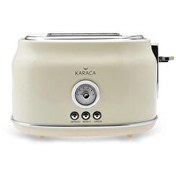 Resim Karaca Retro Krem Ekmek Kızartma Makinesi 