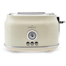 Resim Karaca Retro Krem Ekmek Kızartma Makinesi 