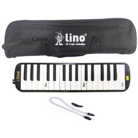 Resim Lino Melodika 32 Tuşlu Bez Çantalı Siyah 