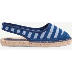 Resim Yargıcı Arkası Açık Triko Espadril 