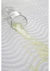 Resim Altın Karma Kapitoneli Sıvı Geçirmez Fitted Alez 220x200 Cm Çift Kişilik Alez Beyaz 