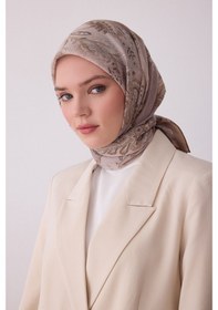 Resim Belli Fresh Rozy Eşarp 3675 Kahverengi 