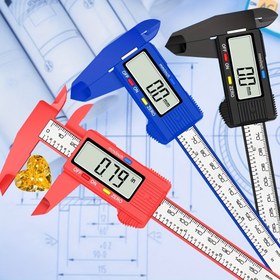 Resim Büyük LCD Ekranlı Dijital Kaliper - Hassas Ölçüm Aracı, Otomatik Kapanma, İngiliz Milimetrik Dönüşüm, Dayanıklı Plastik Gövde, Pil Gücüyle Çalışan (Düğme Hücre) Mühendislik, Üretim ve DIY Projeleri için, Ölçüm, Mühendislik Ölçümü, Ergonomik Tasarım, Net Gösterim, Sağlam Yapı, Kompakt Tasarım, Yüksek Hassasiyetli Aracı, Ev İyileştirme 