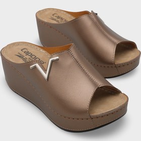 Resim Capone Outfitters Anatomik Yumuşak Konforlu Taban Dolgu Topuklu Anne Terlik 