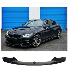 Resim Bmw F32 M Technic Ön Lip Parlak Siyah Plastik Ön Ek Karlık 2014 Ve Üzeri 