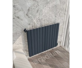 Resim Radium Alüminyum Radyatör 600X1860 mm Manolya Antrasit 