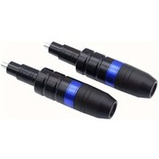 Resim Dream011 2 Adet Cnc Evrensel Motosiklet 8mm Çarpışma Pedleri Egzoz Çerçeve Koruyucu Blue 