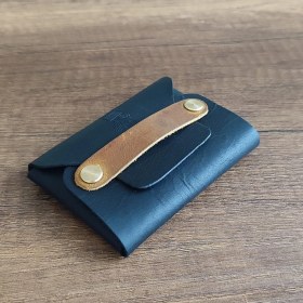 Resim Sumerian Wallet Deri Cüzdan Siyah Avuçiçi Cüzdan Rfıd Kart Koruma Hediye 