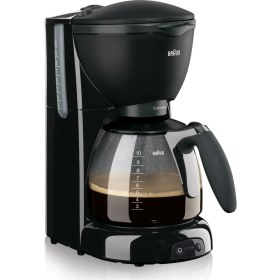 Resim Braun KF560 Cafe House Filtre Kahve Makinası 10 Fincan Kapasite ile Siyah Renkli Ergonomik Tasarım 
