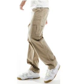 Resim Nike Club Chino Woven Trousers Canvas Cargo Pant Dokuma Canvas Kargo Cepli Pantalon Bej Kahverengi 