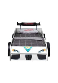 Resim Arabalı Yatak, Speedy Sandıklı Rüzgarlıklı Arabalı Yatak, Beyaz 1 Adet Comfort Yatak 