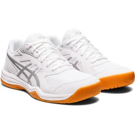 Resim Asics Upcourt 5 Kadın Beyaz Voleybol Ayakkabısı 1072a088-101 