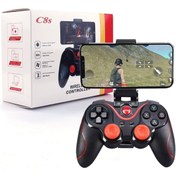 Resim Pubg Wireless Kablosuz Oyun Kolu Bluetooth Joystick Gamepad Telefon Tutacağı Standlı 