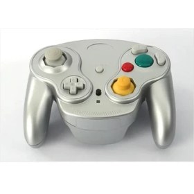 Resim Vigortrading Silver-2.4ghz Oyun Denetleyicisi Kablosuz Oyun Pedi Joystick Gamecube Için Ngc Için Wii Şok Turbo Temizleme Fonksiyonu Değil Bluetooth (Yurt Dışından) 