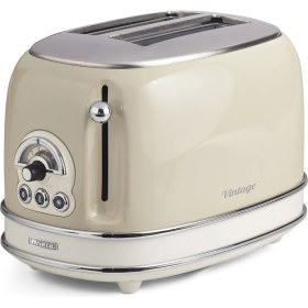 Resim Ariete Vintage Bej 1.7 Litre Kettle ve Iki Hazneli Ekmek Kızartma Makinesi 