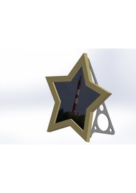 Resim Opencart Yıldız Şekilli Resim Çerçevesi Sadece Plastik Aparattır 