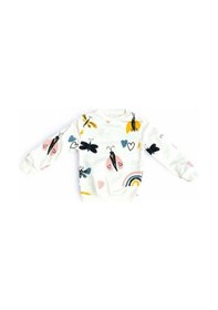 Resim Kız Bebek Kelebek Desenli Pamuklu Eşofman Takım-15110 Gül Kurusu 