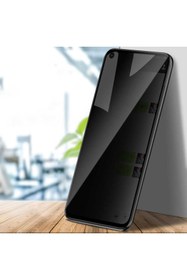 Resim Coverzone Oppo A36 Ile Uyumlu Security 5d Gizlilik Filtreli Cam Siyah 