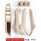 Resim Dashanshop Bej Sağ Direksiyon Bmw 5 Serisi F10 F11 Kapı Kolu Seti 7 Parça 