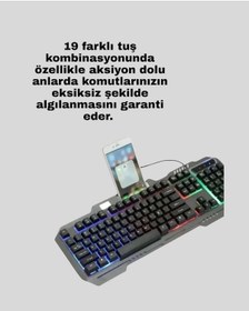Resim Rgb Aydınlatmalı Oyuncu Klavye Mouse - Mekanik Hissiyat, Maksimum Kontrol 