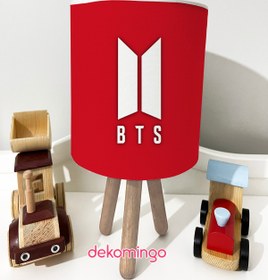 Resim dekomingo ABAJUR KIRMIZI BTS MIKRO KOSMOS BEBEK VE ÇOCUK ODASI 