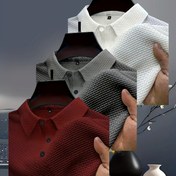 Resim 2025 Yeni Üç Parça Kombinasyon Paketi Erkekler için Serin Kısa Kollu Yüksek Kaliteli Yaz Düz Renkli Tişörtler, Yarım Kollu Çok Yönlü Golf, Balıkçılık, Basketbol, Kamp, Jimnastik Yüzme ve Plaj Erkekler için Dönüş Kollu Polo Tişörtleri 